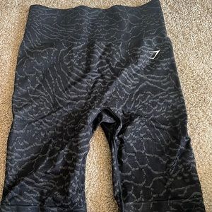 Gymshark seamless animal print shorts
